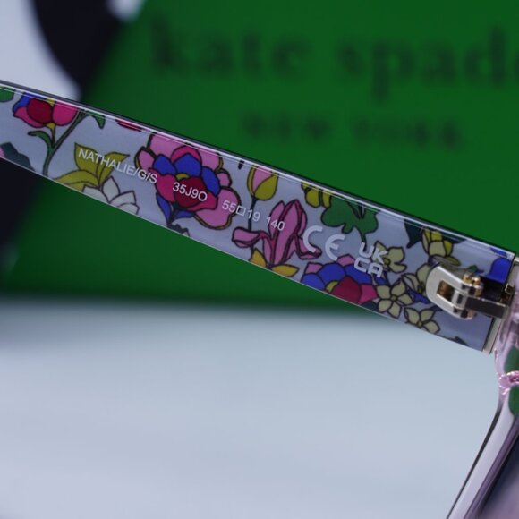 Final Price! Kate Spade NATHALIE/G/S 035J 9O Pink/Black/Grey Sunglasses main image 9